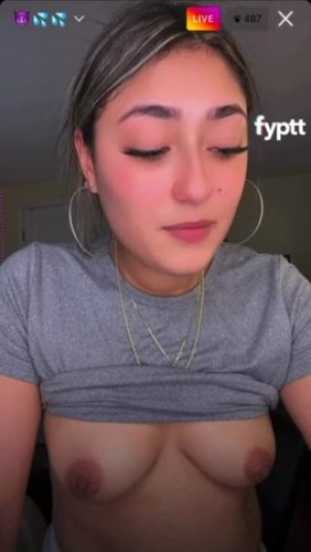 Sexy big tit nip slip on TikTok from chubby redhead - FYPTT