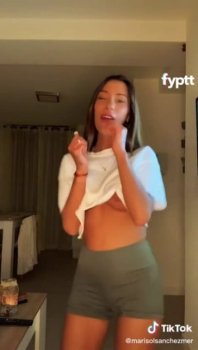Sexy Asian girl with big tits shows her nip slip on TikTok - FYPTT